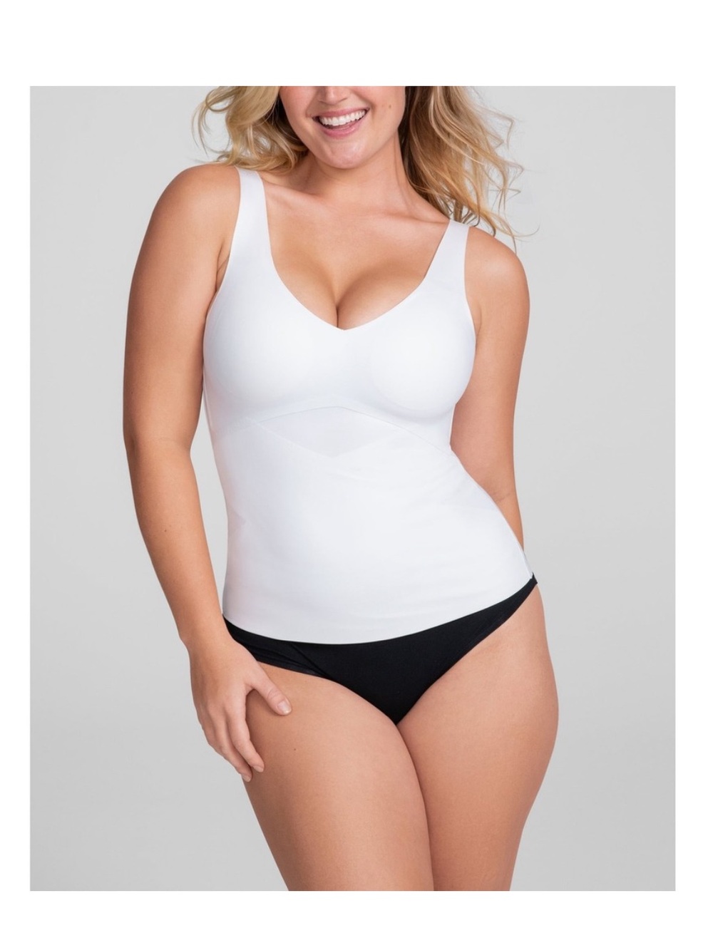 Honeylove LiftWear Shapewear Tank Top Cami White Size Large